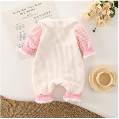 Baby Girl Cute Bunny Strawberry Romper