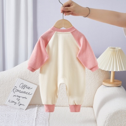 Baby Girl Cute Bunny Strawberry Romper