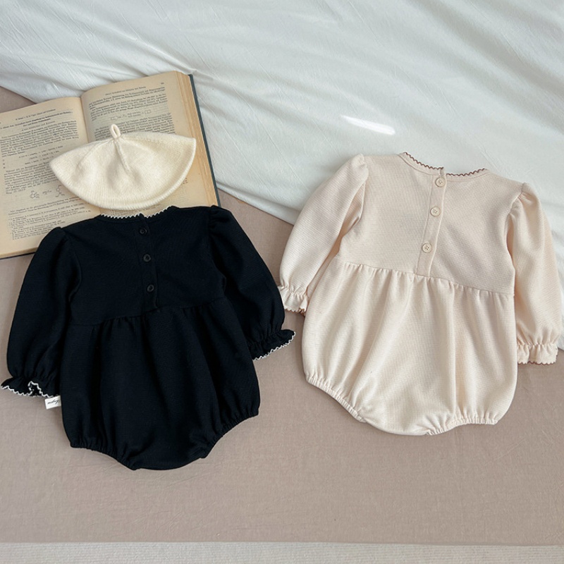 Baby Girl Lace Printing Bodysuit 