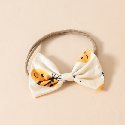 2pcs Baby Girl Cute Little Bee Print Long Sleeve Set With Hairband
