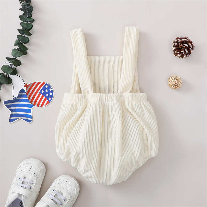 Baby Girl/Boy Towel Embroidered Eagle Independence Day Sling Bodysuit