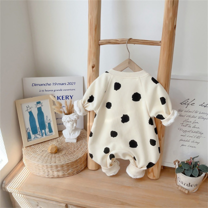 Baby Boy/Girl Cute Moon Bear Long Sleeve Romper