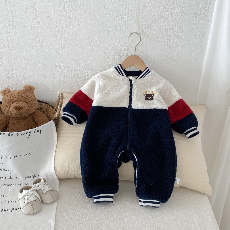 Baby Cartoon Cute Bear Plush Romper