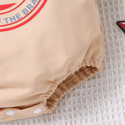 Baby Boy/Girl American Independence Day Letter Bodysuit