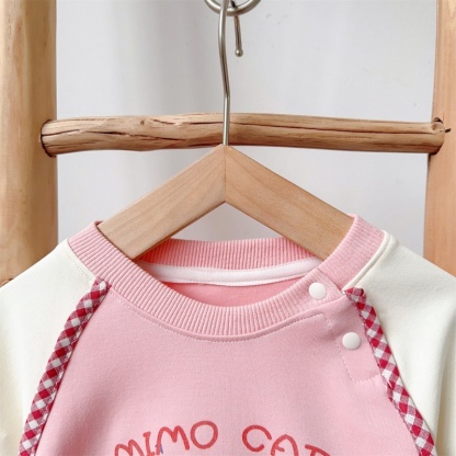Baby Girl/Boy Cute Cartoon Kitten Elephant Long Sleeve Romper