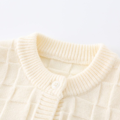Baby Girl/Boy Knitted Cute Duck Mushroom Long Sleeve Romper