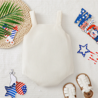 Baby Girl/Boy Independence Day Alphabet USA Bodysuit