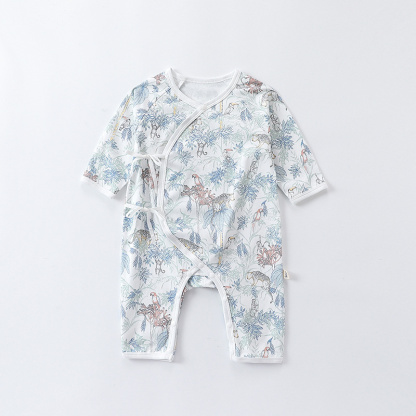Baby Boy/Girl Cute Tropical Rain Forest Long Sleeve Romper
