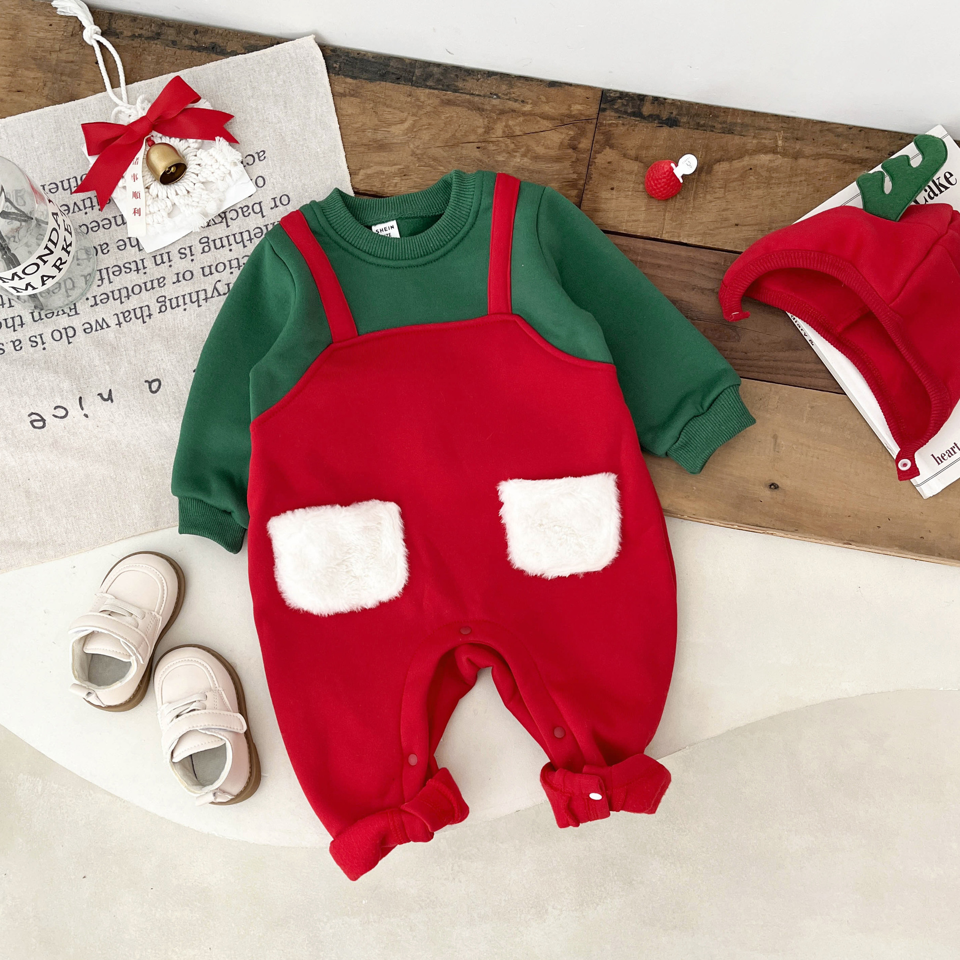 Baby Christmas Romper Set