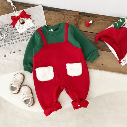Baby Christmas Romper Set
