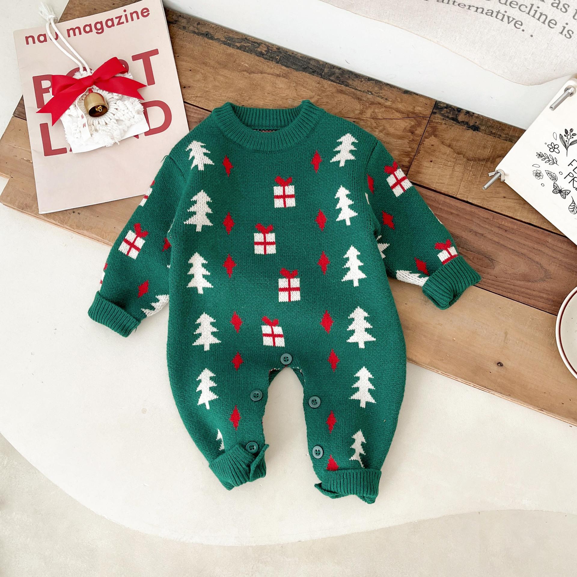 Baby Thickened Knit Romper