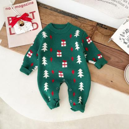 Baby Thickened Knit Romper