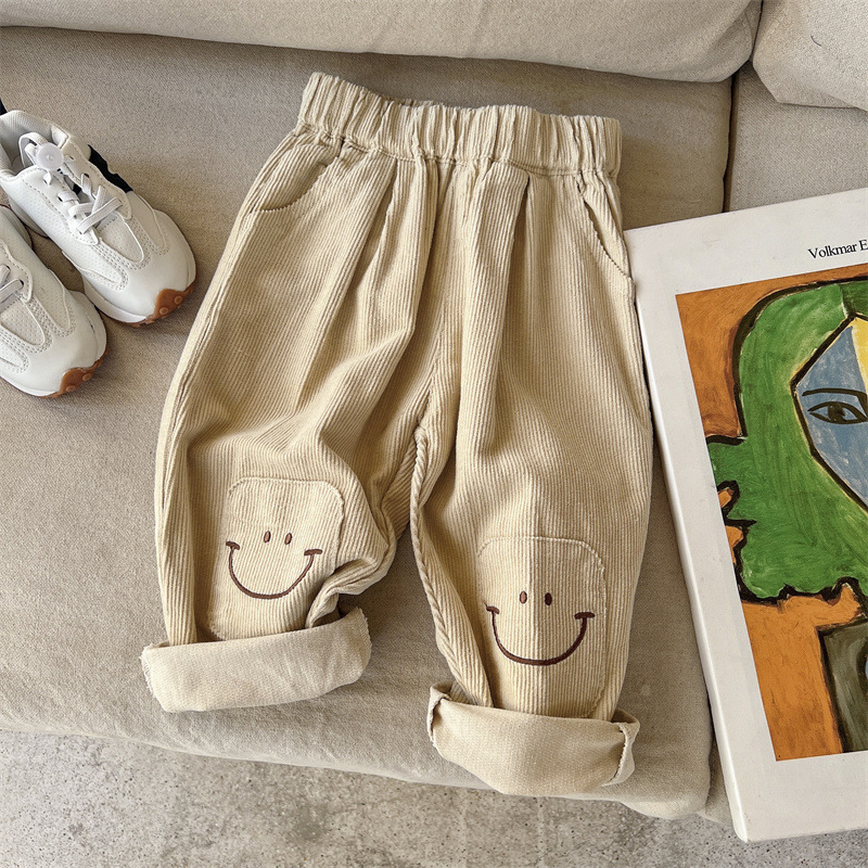 Baby Smiley Corduroy Pants