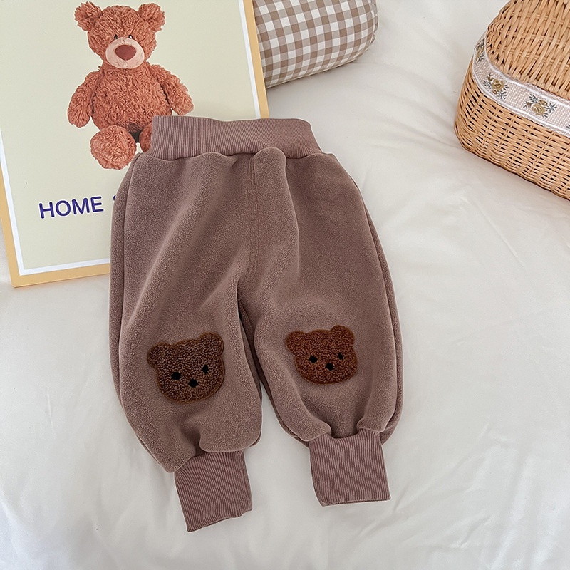 Baby Boy/Girl Fashion Casual Cartoon Bear Pants