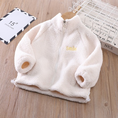 Baby Boy/Girl Chambray Smiley Zip Top