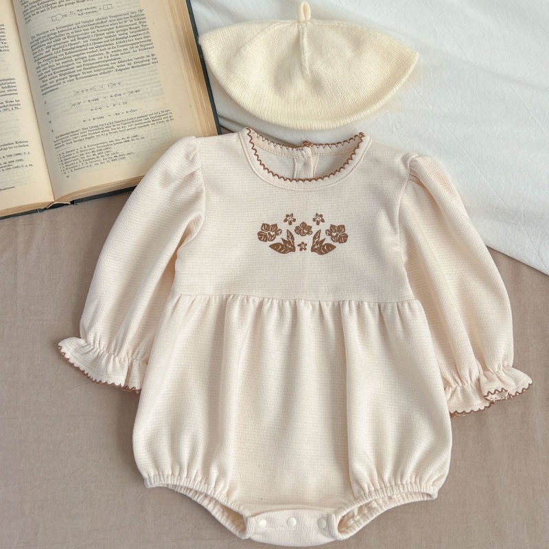 Baby Girl Lace Printing Bodysuit 
