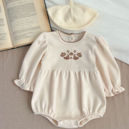 Baby Girl Lace Printing Bodysuit 