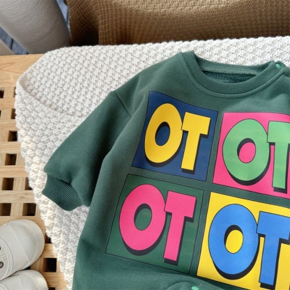 Baby Girl/Boy OTOT Letters Romper