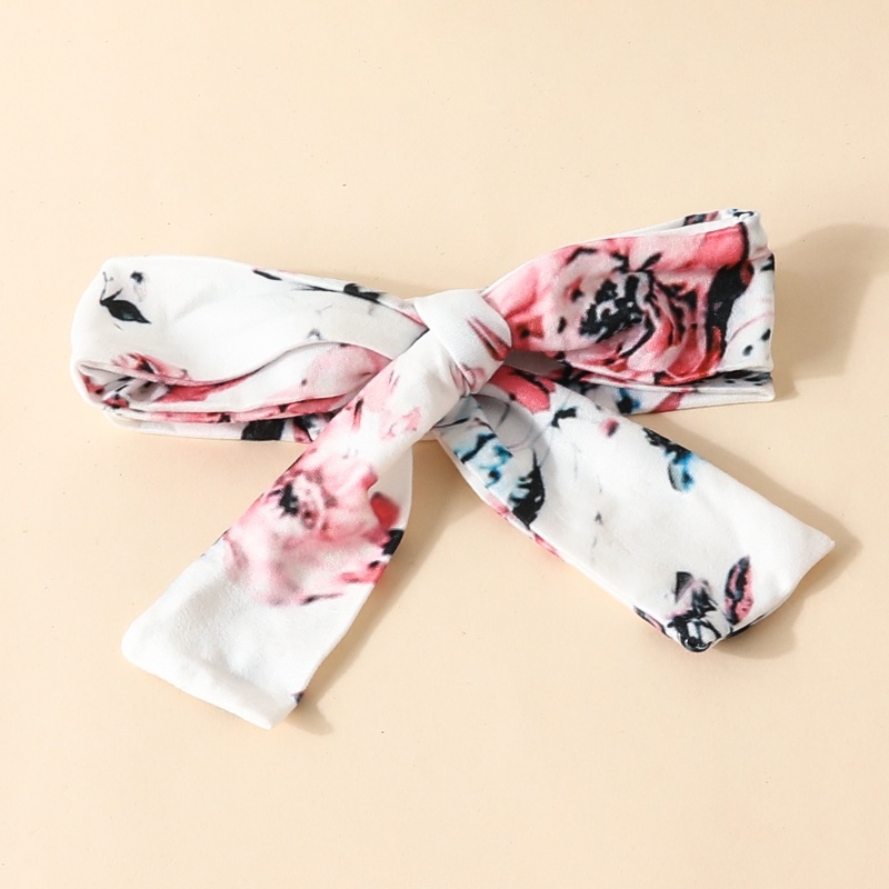 2pcs Baby Girl Cute Alphabetical Flowers Long Sleeve Set With Hairband