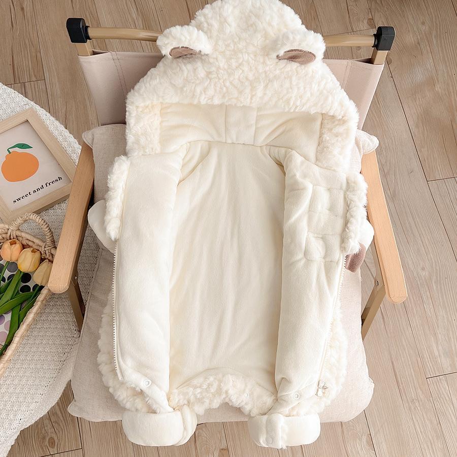 Baby Winter Bear Doll Romper