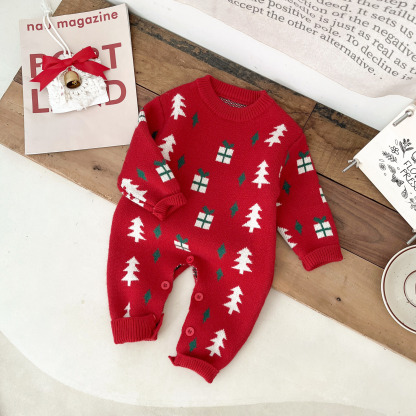 Baby Thickened Knit Romper