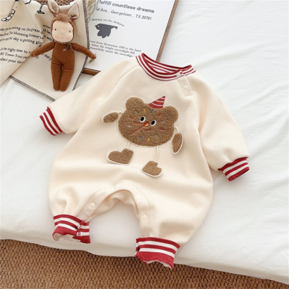 Baby Cartoon Cute Long Sleeves Romper