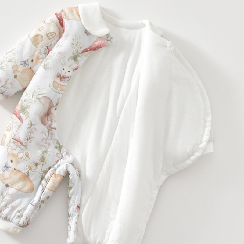 Baby Girl Mushroom Garden Romper