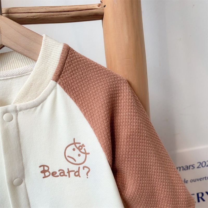 Baby Girl/Boy Cute Cartoon Bread Long Sleeve Romper