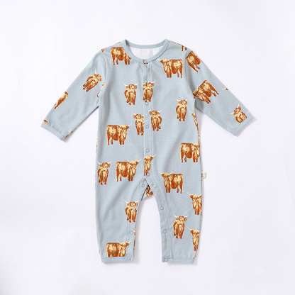 Baby Boy/Girl Cute Animal Balloon Long Sleeve Romper