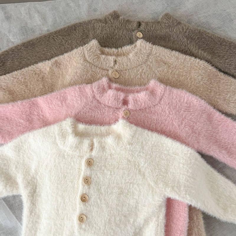 Baby Girl Mink Velvet Cute Bear Foot Wrap with Hat Romper
