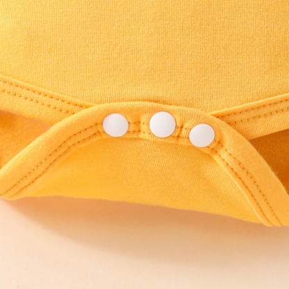 2pcs Baby Girl Alphabet Sunflowers Long Sleeve Set With Hairband