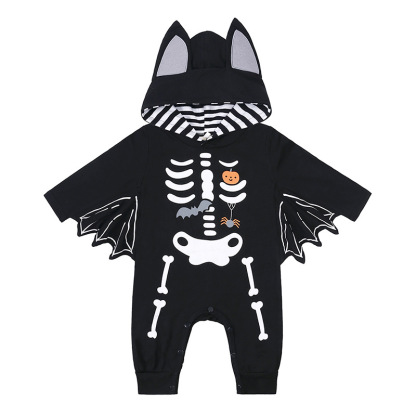 Halloween Bat Sleeve Baby Romper Jumpsuit