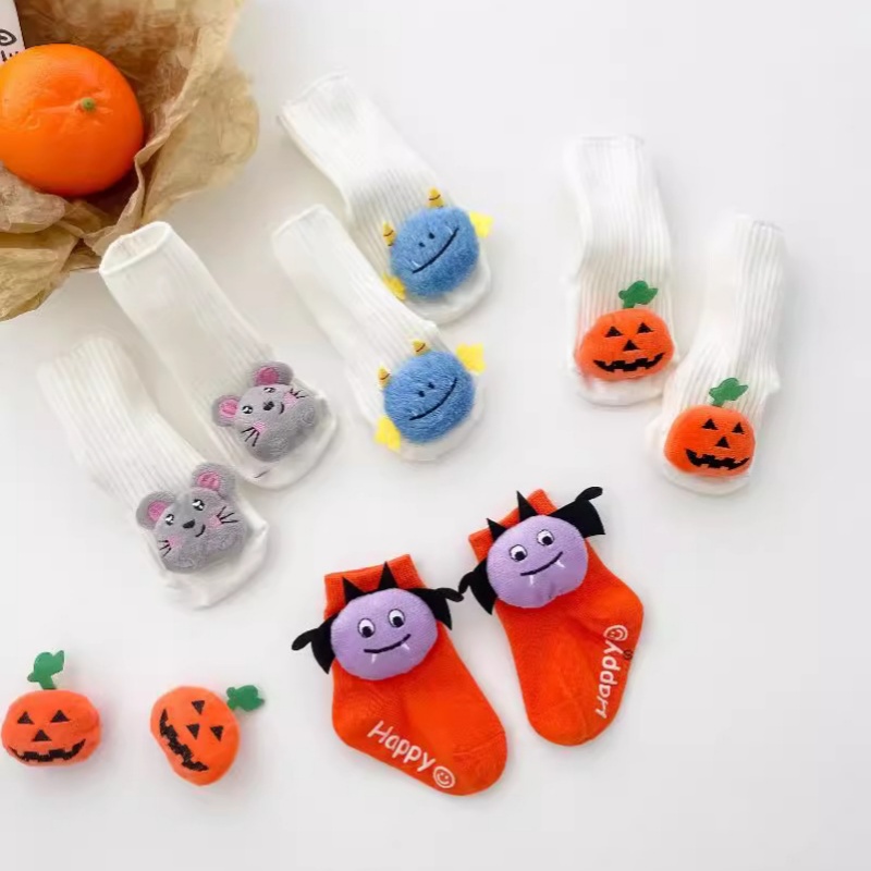 Halloween Cartoon Non Slip Baby Socks