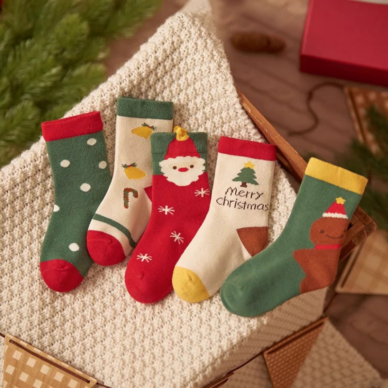 Kids Christmas Crew Socks