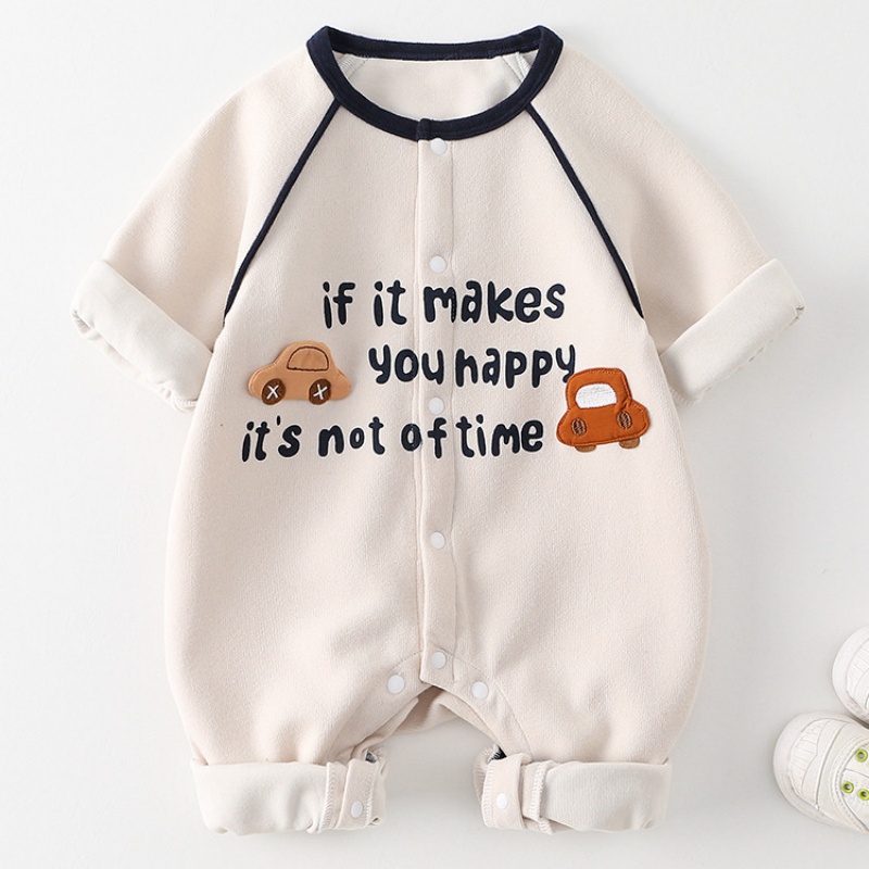 Baby Boy Korean Style Long Sleeve Romper