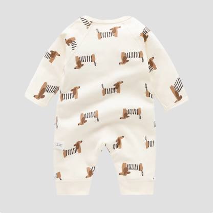 Newborn Baby Puppy Strappy Romper
