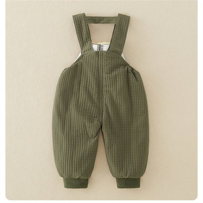 Baby Boy Cute Bear Bib Pants Romper