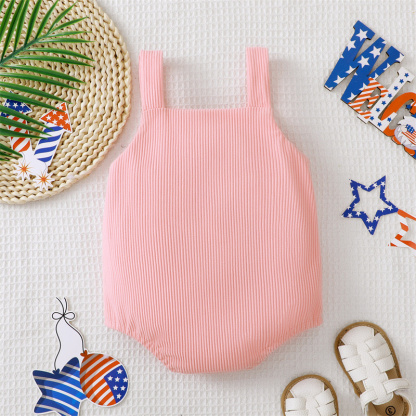 Baby Girl/Boy Independence Day Alphabet USA Bodysuit