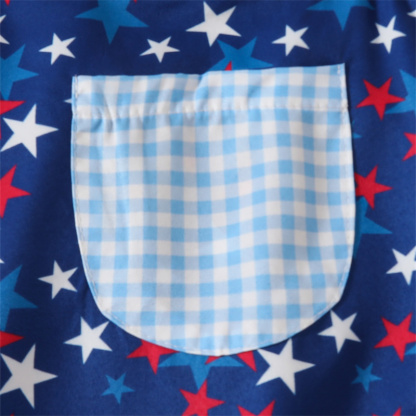 Baby Girl Independence Day Flower/Ice-cream/Star Sling Sleeveless Bodysuit