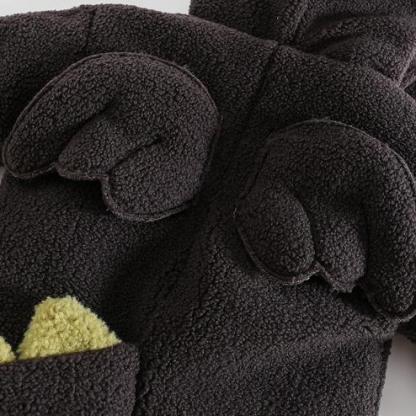 Baby Padded Monster Romper with Bag