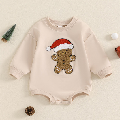 Baby  Cute Bear Embroidered Bodysuit