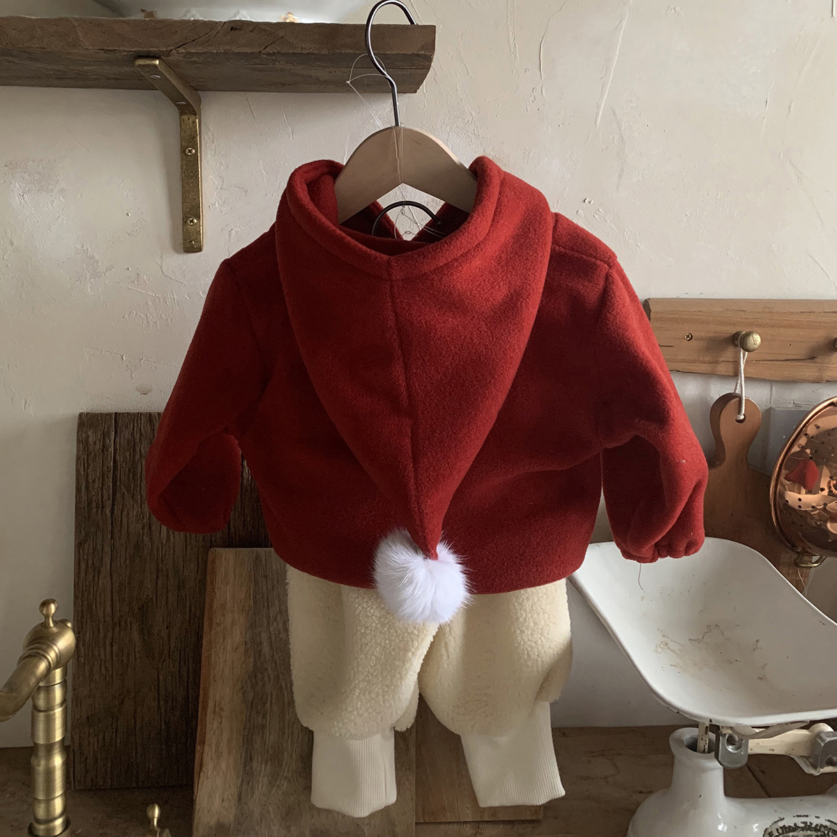 Baby Hooded Thickened Sweatshirt