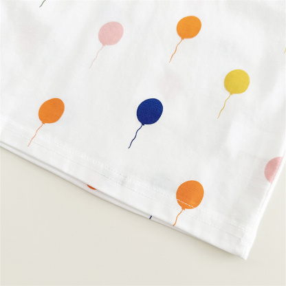 2pcs BabyBoy Colourful Balloons T-shirt with Pant Set