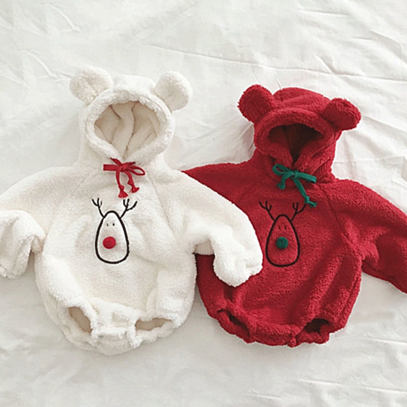 Baby Cute Bear Hooded Romper