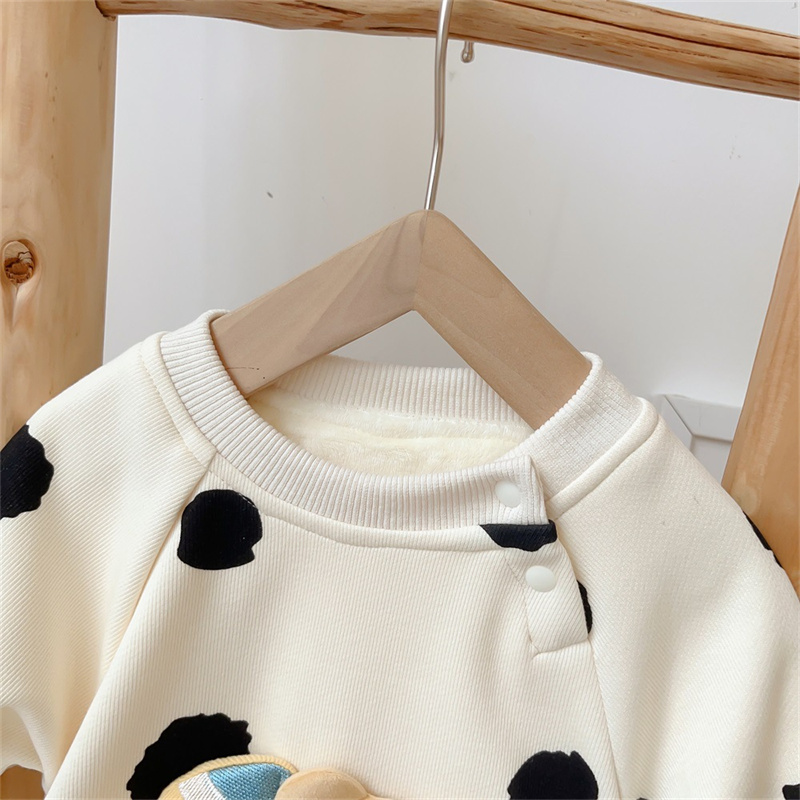 Baby Boy/Girl Cute Moon Bear Long Sleeve Romper