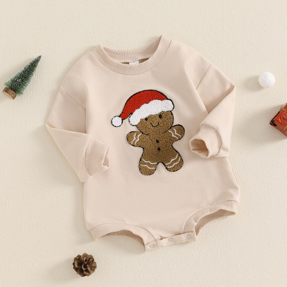 Baby  Cute Bear Embroidered Bodysuit