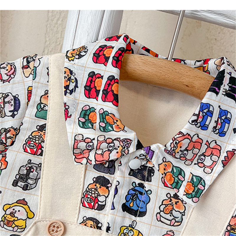 Baby Boy/Girl Cute Cartoon Panda Short Sleeve Romper