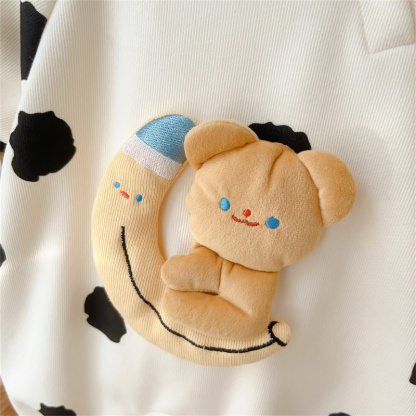 Baby Boy/Girl Cute Moon Bear Long Sleeve Romper