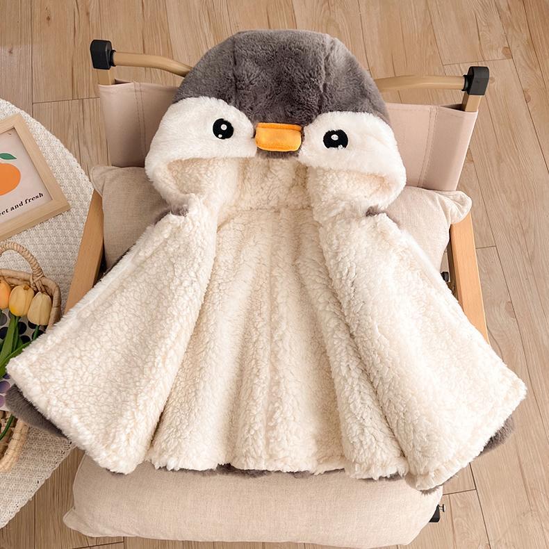Baby Penguins Hooded Cape