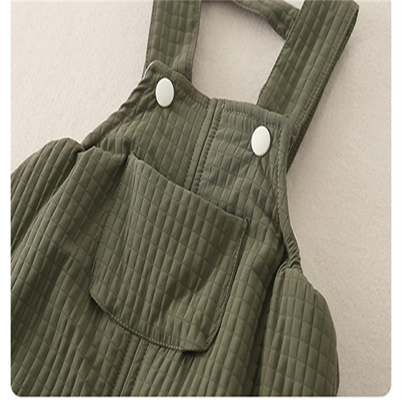 Baby Boy Cute Bear Bib Pants Romper